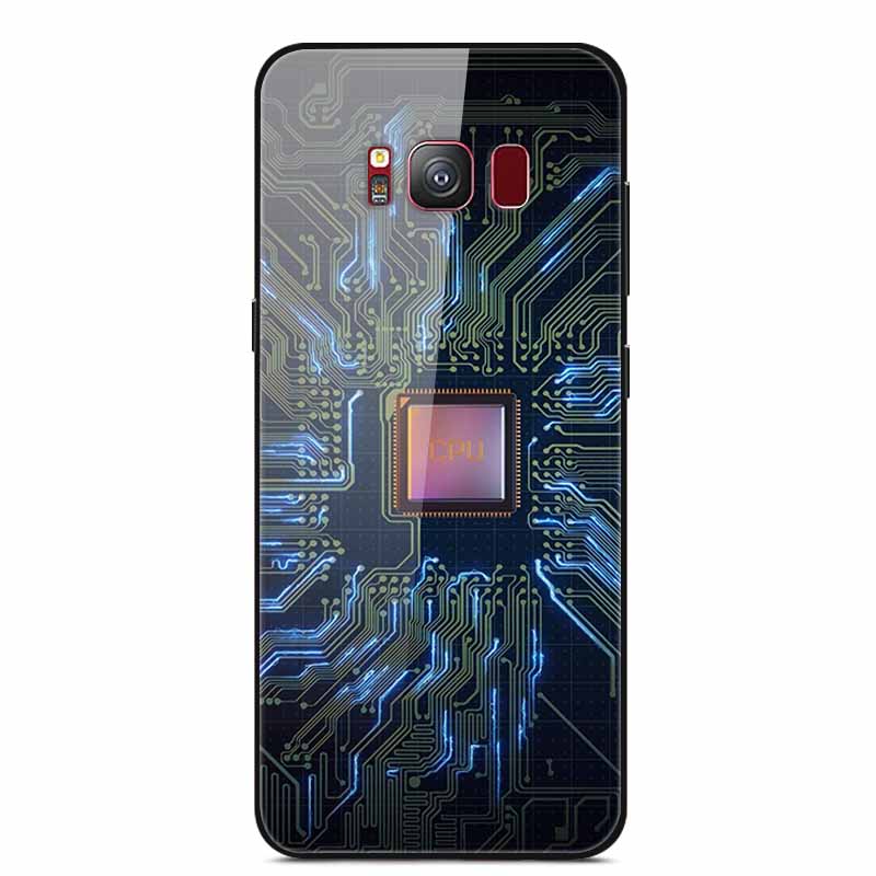 Glass Back Cover For Samsung S8 Plus Phone Case S8Plus Hard Tempered Glass Case For Samsung Galaxy S8 Plus Case S 8 Soft Edge