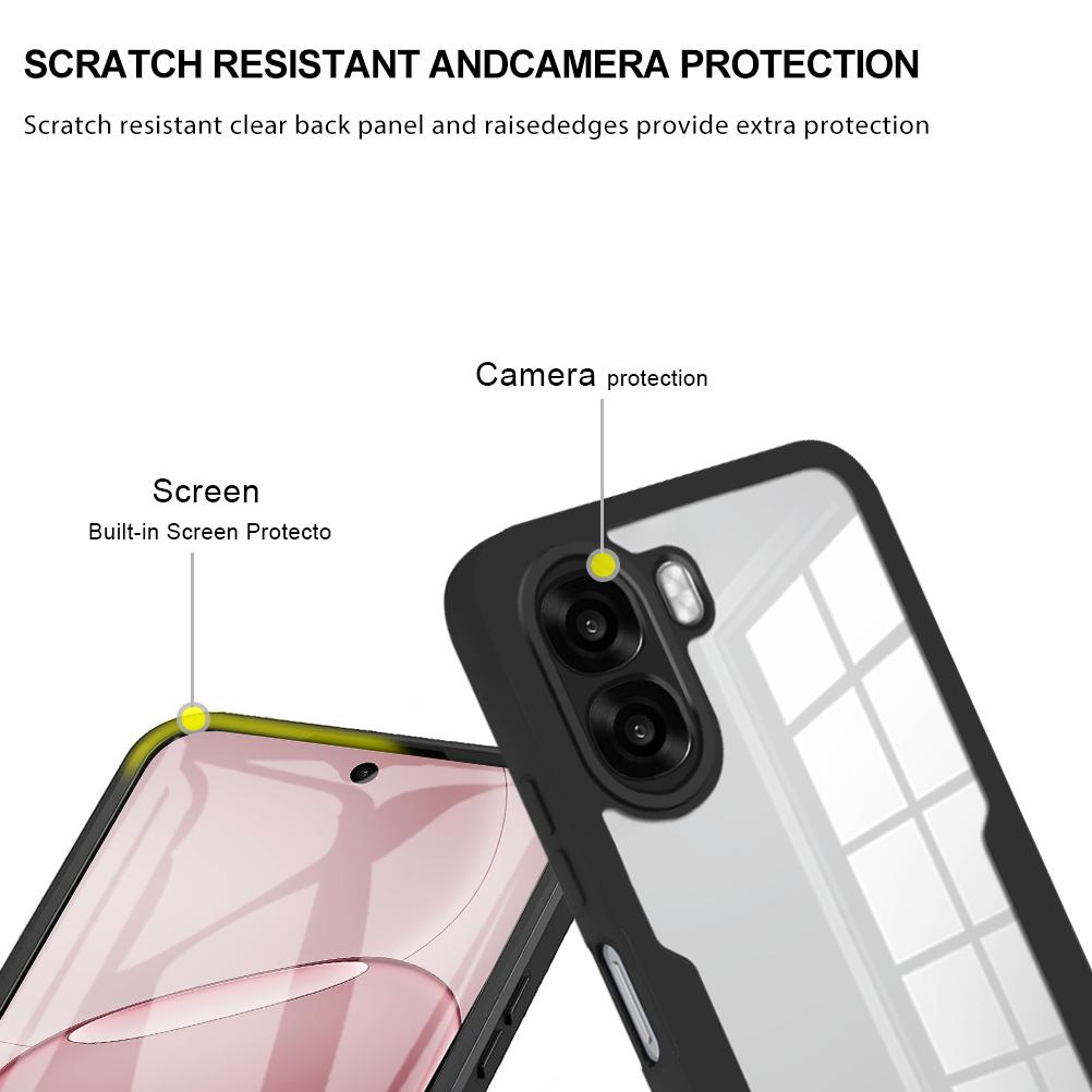 Full Body Protection Shockproof Case for OPPO A6x A6k A6t A6 5G Protective Cover Screen Protector Fundas Coque
