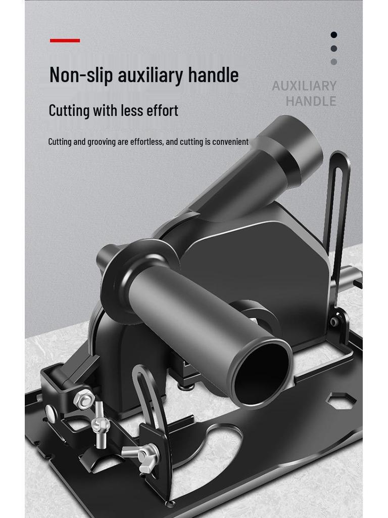 Electric Saw Slotting Base & Dust Cover for Angle Grinder Modification