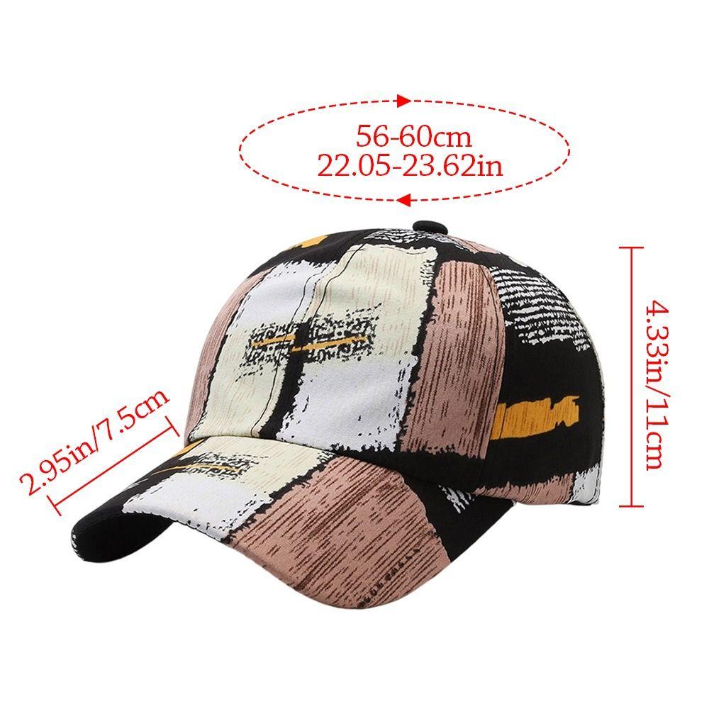 Versatile Sun Hat Graffiti Baseball Hats Casual Bonnet for Men Women