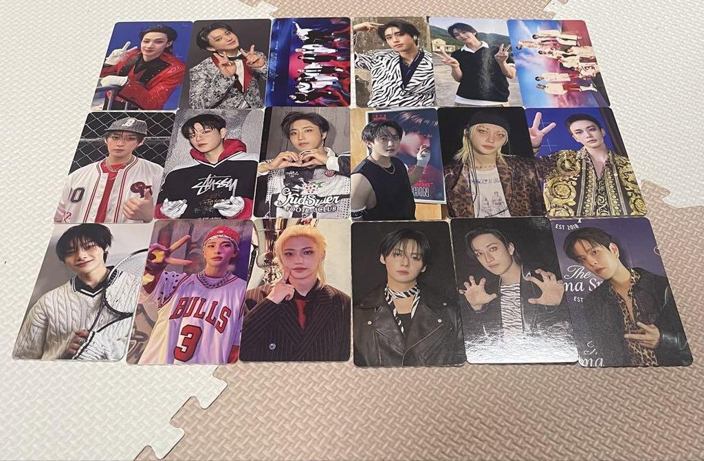 [USED] Stray Kids KARMA HMV Lakidro Trading Cards AB 18 Types