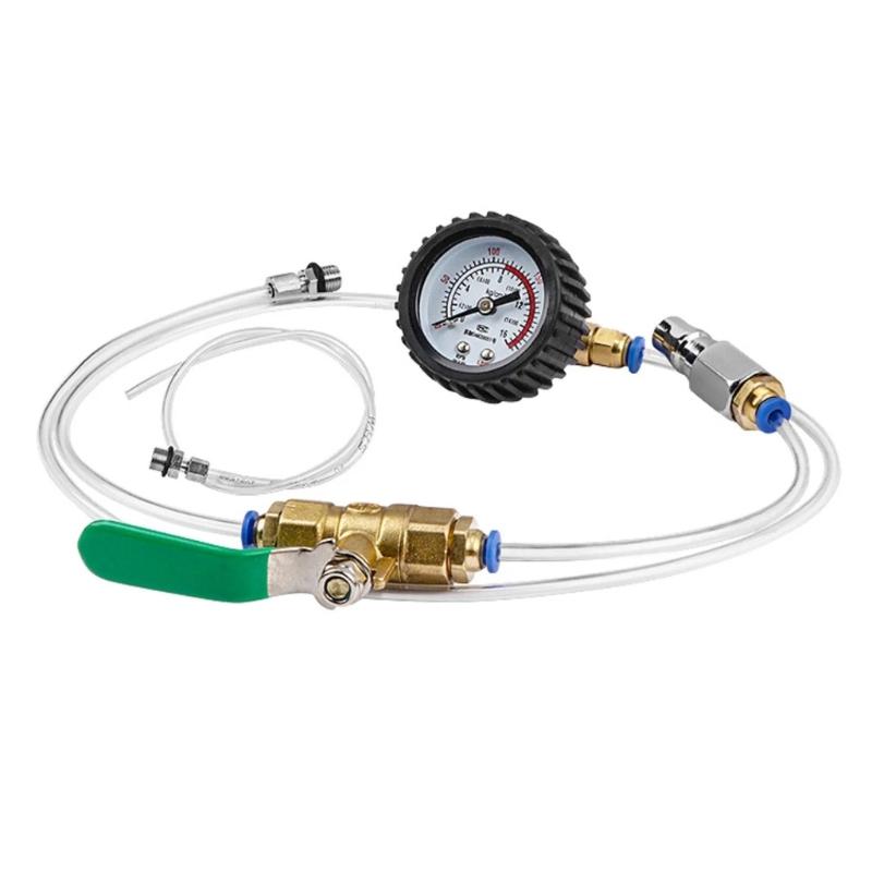 Automotive Pneumatic Suspension Leakage Checker Digital Pressure Meter Air Suspension Hose Pressure Leakage Test