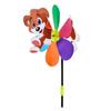 Six Colors Three-dimensional Windmill Cartoon Children Toys Home Garden Decoration Wind Spinner Whirligig Yard Decor