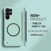 Ultra Thin Hard PC Magnetic Frameless Case for Magsafe Samsung Galaxy S25 Ultra S24 S23 S22 S21 S20 FE Plus Note20 Scrub Cover