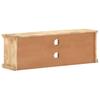 TV Cabinet with Steel Doors 120 X 30 X 40 Cm Solid Mango Wood