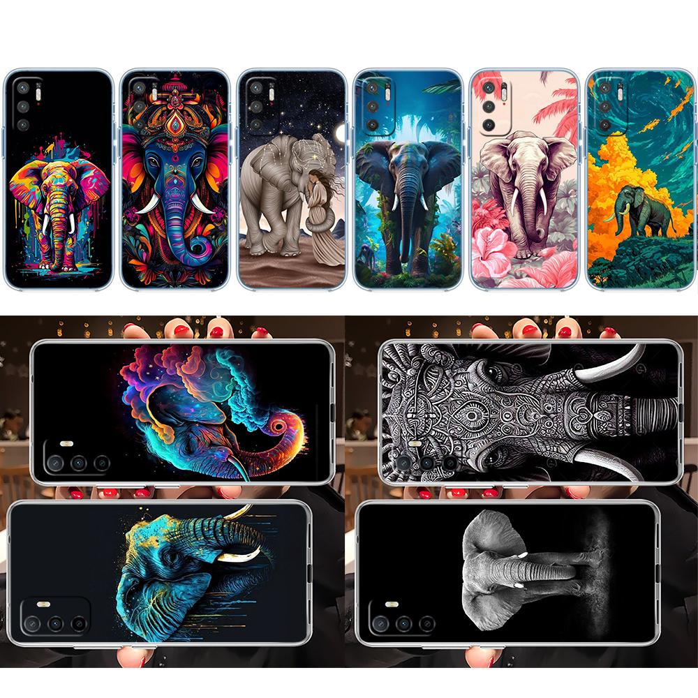 FM2 Animal Elephant Soft Shell Phone Case for Motorola Moto Edge 20 30 40 50 S30 Fusion Ultra Pro Neo Lite + G200 G23