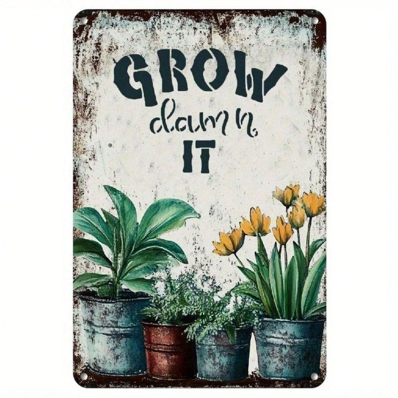 Vintage Metal Tin Wall Poster Sign 20x30cm