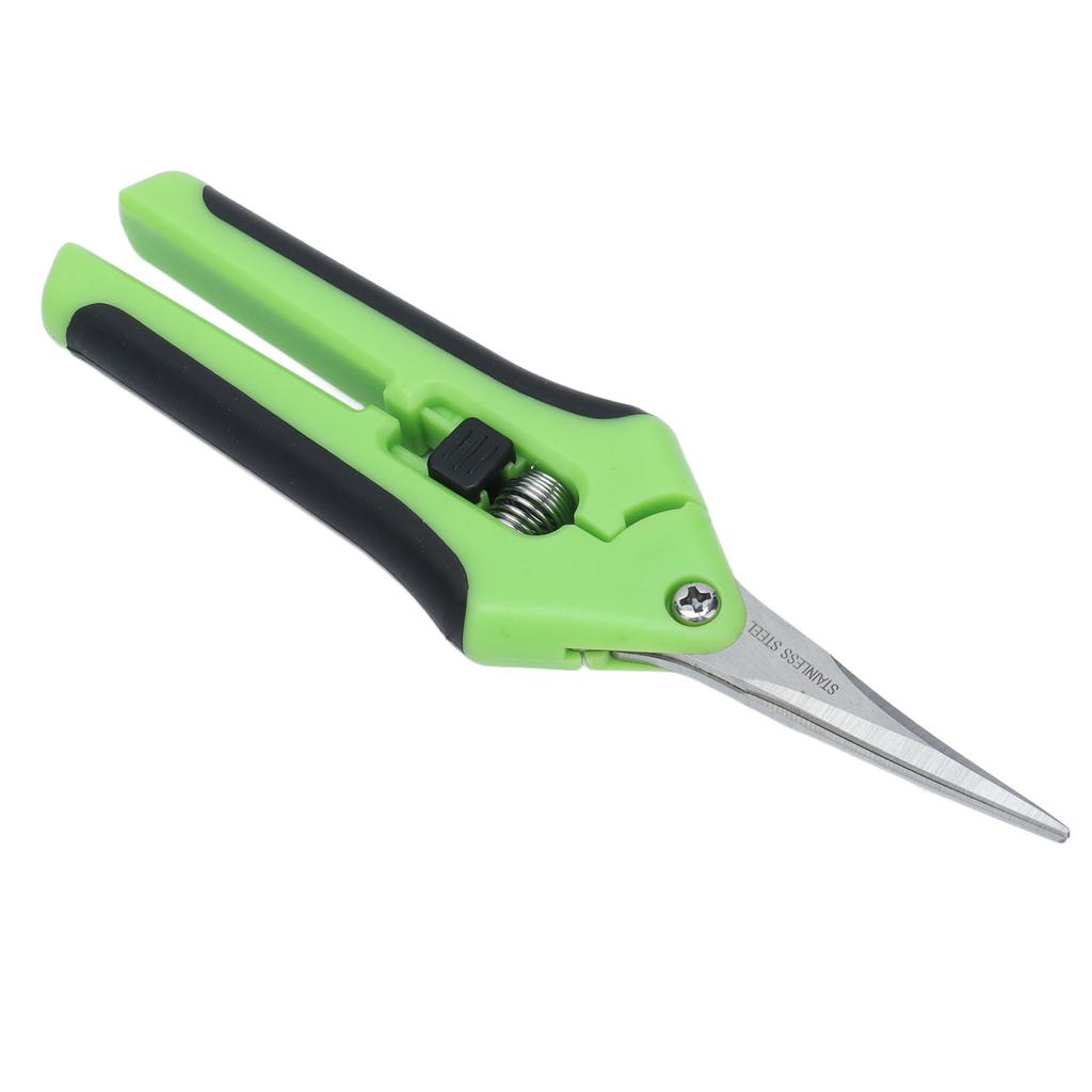 Garden Shrs 6.5in Spring Load Reduce Fatigue Comfortable Grip Safe Secure Garden Scissors