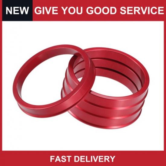 

Pack of 4 OD 72.6mm to ID 63.4mm Hub Centric Rings Wheel Bore Center Space