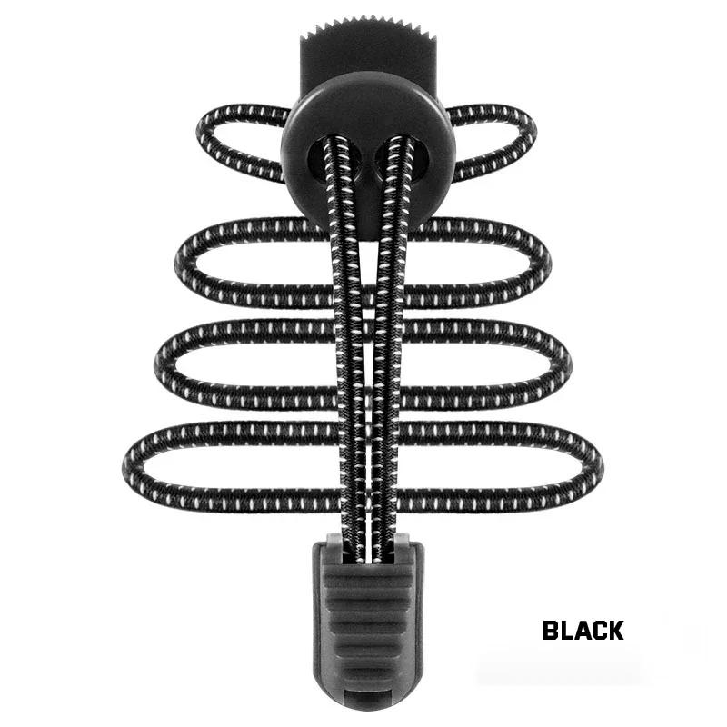 Round Tennis Laces Without Ties Lock Shoe Laces Adult Kids Sneakers Elastic Shoelaces Rubber Bands for Shoes Accesories 1Pair