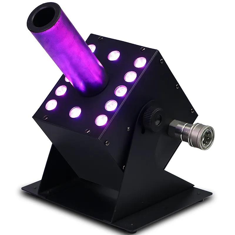 Professional Colorful RGB 3in1 LED CO2 JET Fog Machine DMX Control ForDisco Party Bar Stage Effect Wedding Dry