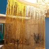 1 Pcs Quality Foil Fringe Curtains Party Decoration 1*2M Women Wedding Backdrop Tinsel Foil Curtain Gold For Birthday Party