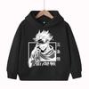 Jujutsu Kaisen Gojo Satoru Anime Barn-Hoodie Harajuku Hip Hop Pullover Toppar Sweatshirt