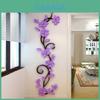 Flower 3d Decal Mirror Wall Sticker Diy Removable Art Mural Home Room Decor Gift