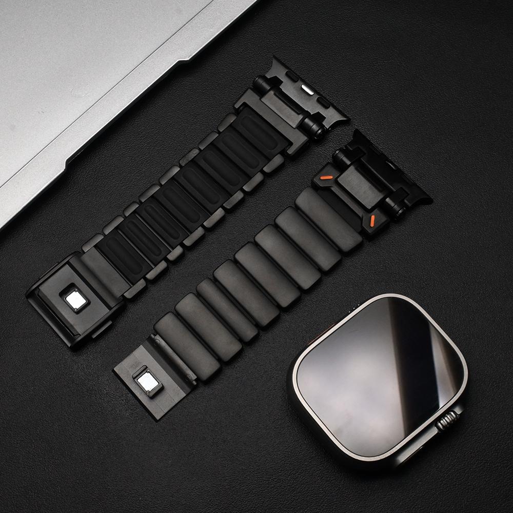 Stainless Steel Strap for Apple Watch Band Ultra 3 2 49mm 46mm 45mm 44mm Luxury Metal Bracelet For Iwatch 11 10 9 8 7 6 5 4 SE3