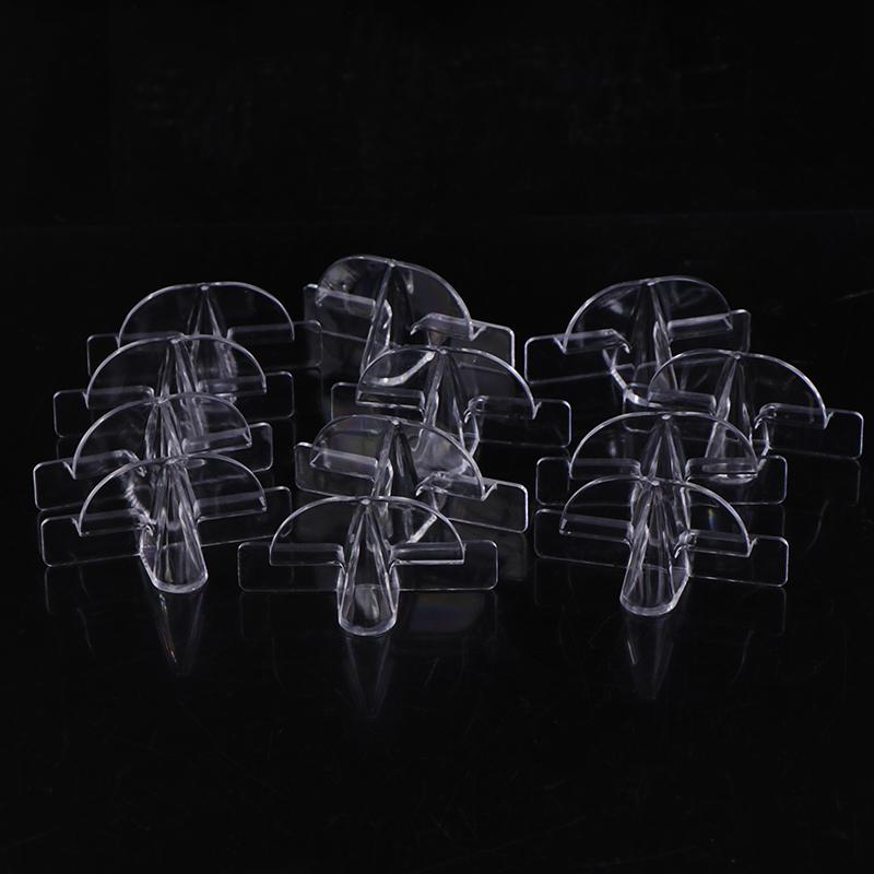 3/6/12Pcs Glasses Storage Rack Wall-Mounted Sunglasses Storage Rack Eyeglasses Holder Transparent Wall Home Glasses Holder
