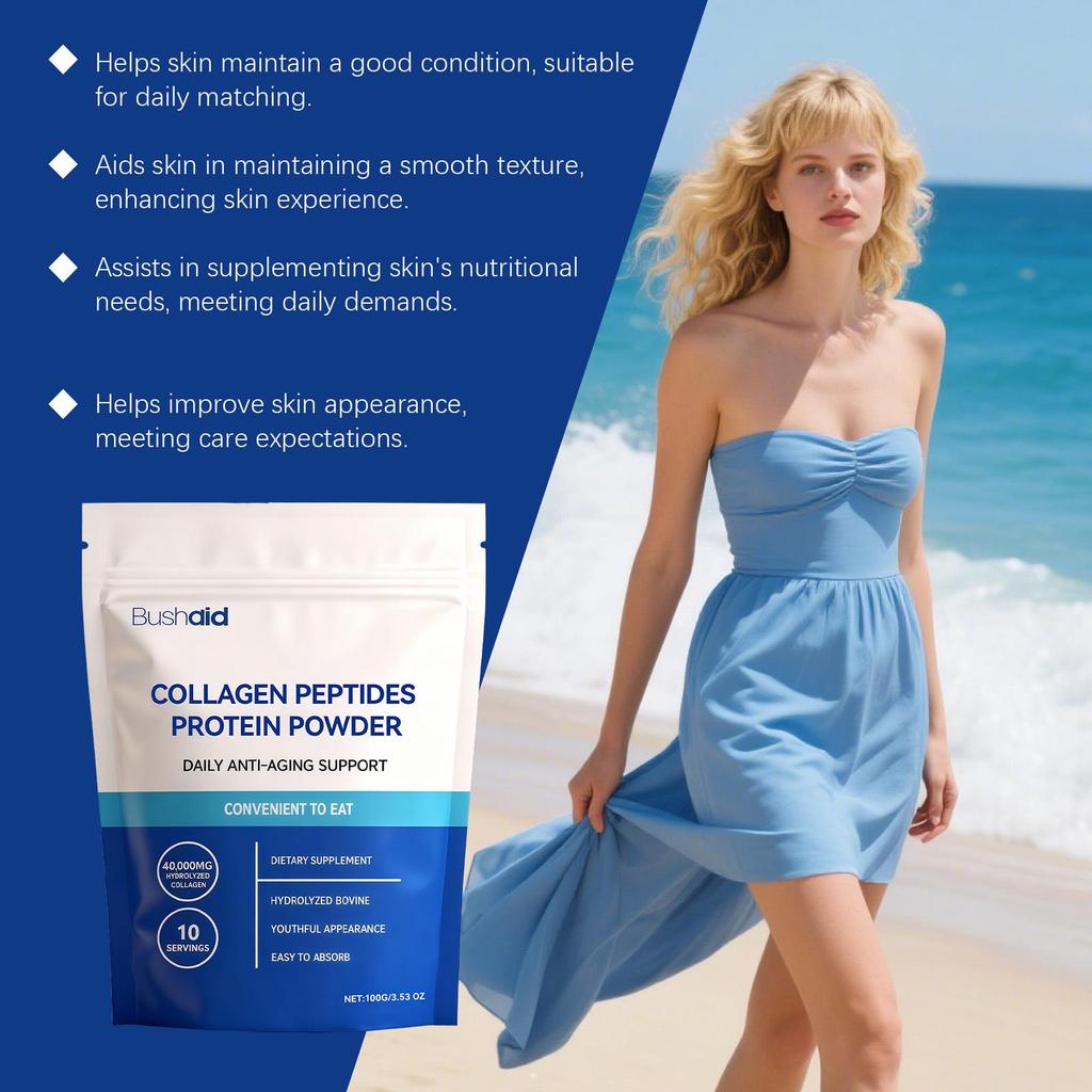 BUSHAID Oral Collagen Powder for Skin Treatment
