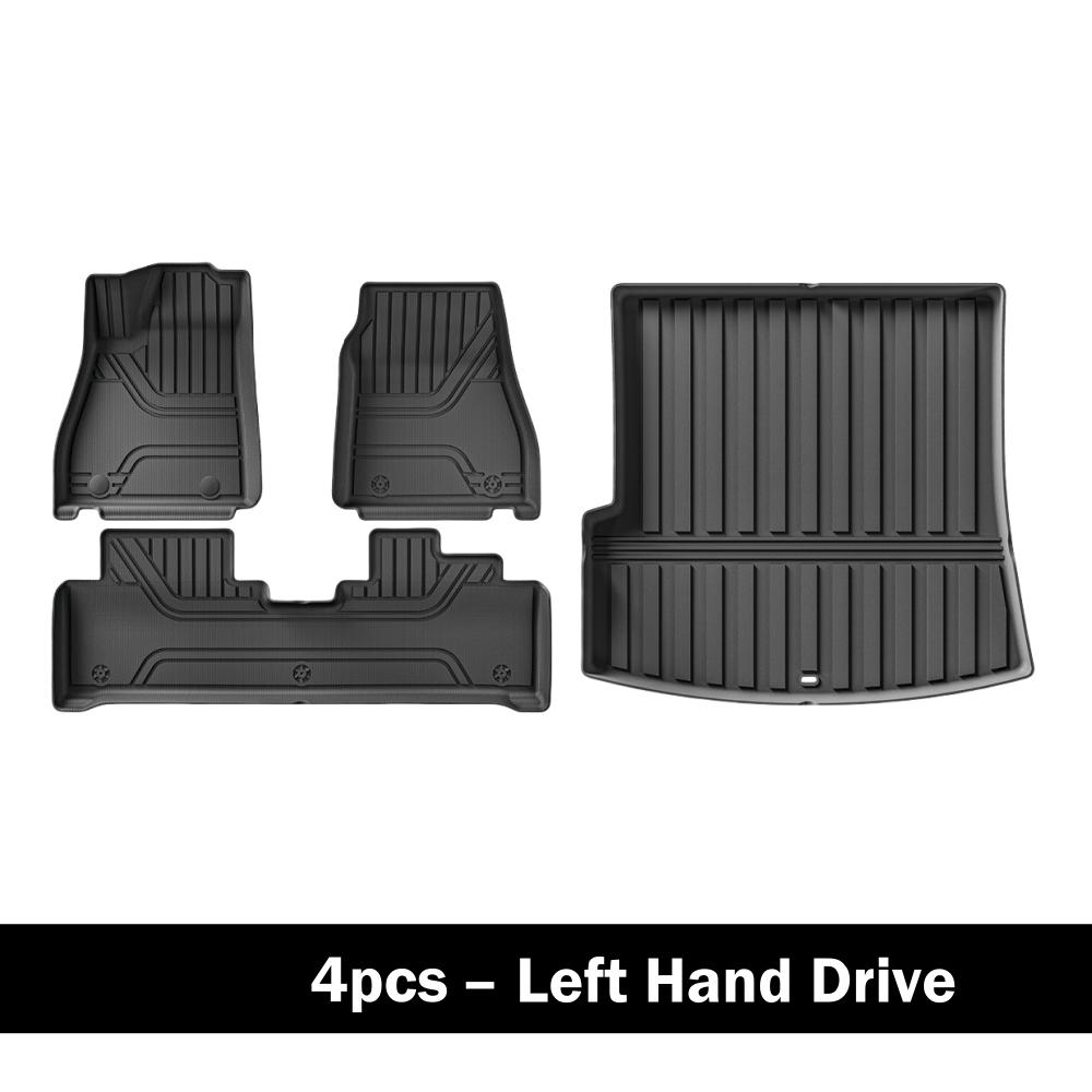 For Xpeng MONA M03 2025 Floor Mat TPE Trunk Mat Luggage Mat Waterproof Non-Slip Carpet Left Hand Drive