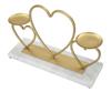 Hearts Candle Holder Cm Cm 30X9X20