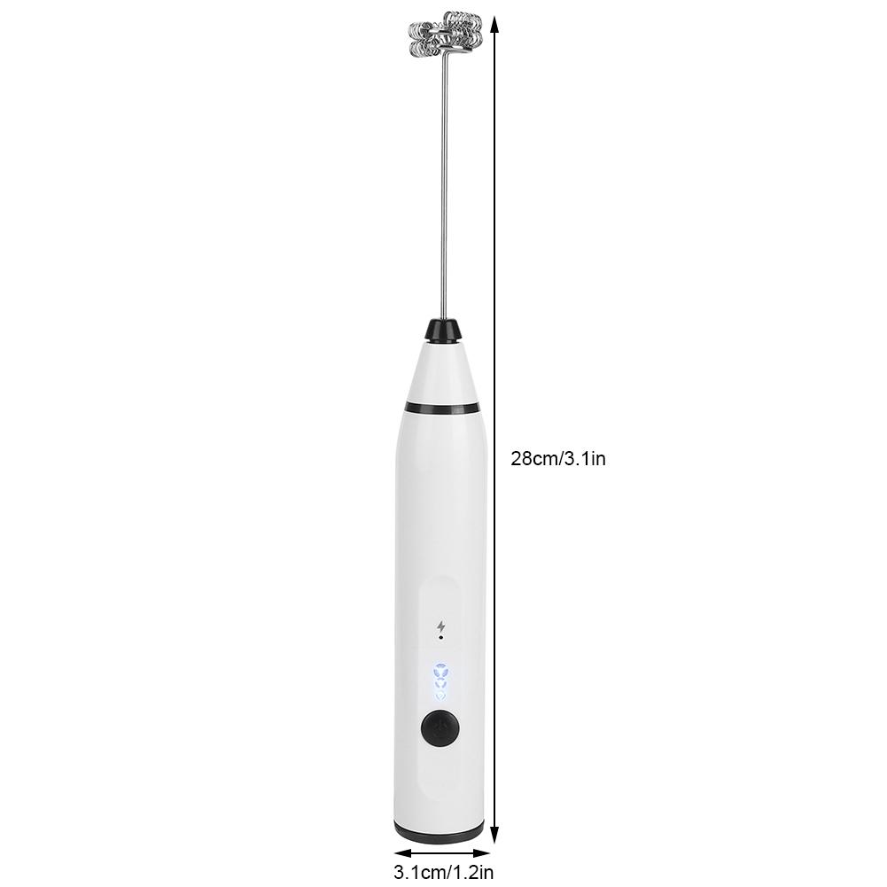 Small Electric Whisk Handheld Foamer for Coffee Hot Chocolate USB Charging