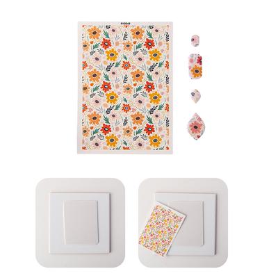 Hliněný akvarelový transferový papír DIY tisk Květinový listový papír Keramika Šperky Náušnice Keramický tiskový nástroj Ručně vyrobený