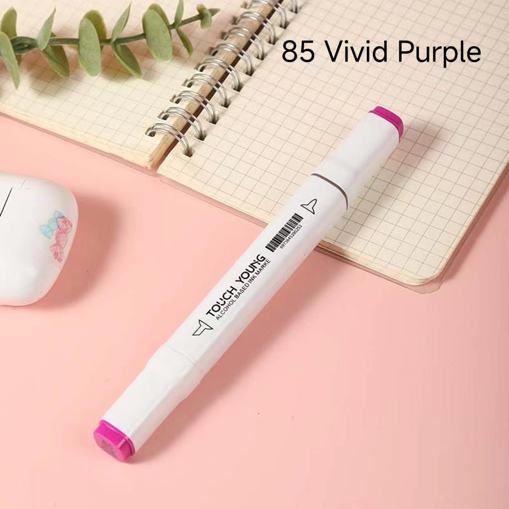 6th Gen Double Tip White Square Barrel Oil-Based Marker for Drawing & Hand-Painting