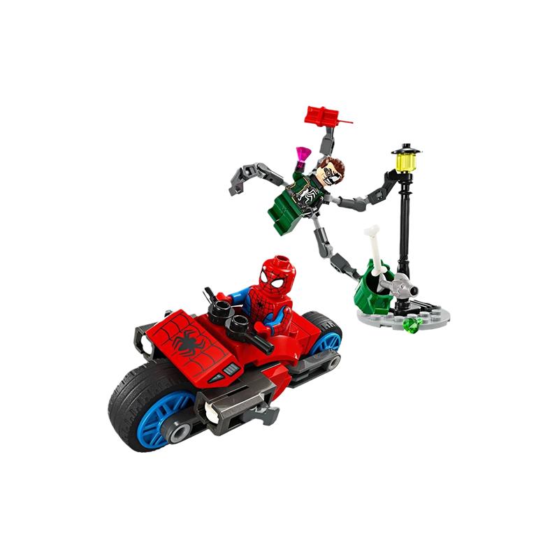 

LEGO Motorcycle Chase: Spider-Man Vs. Doc Ock Building Blocks 76275