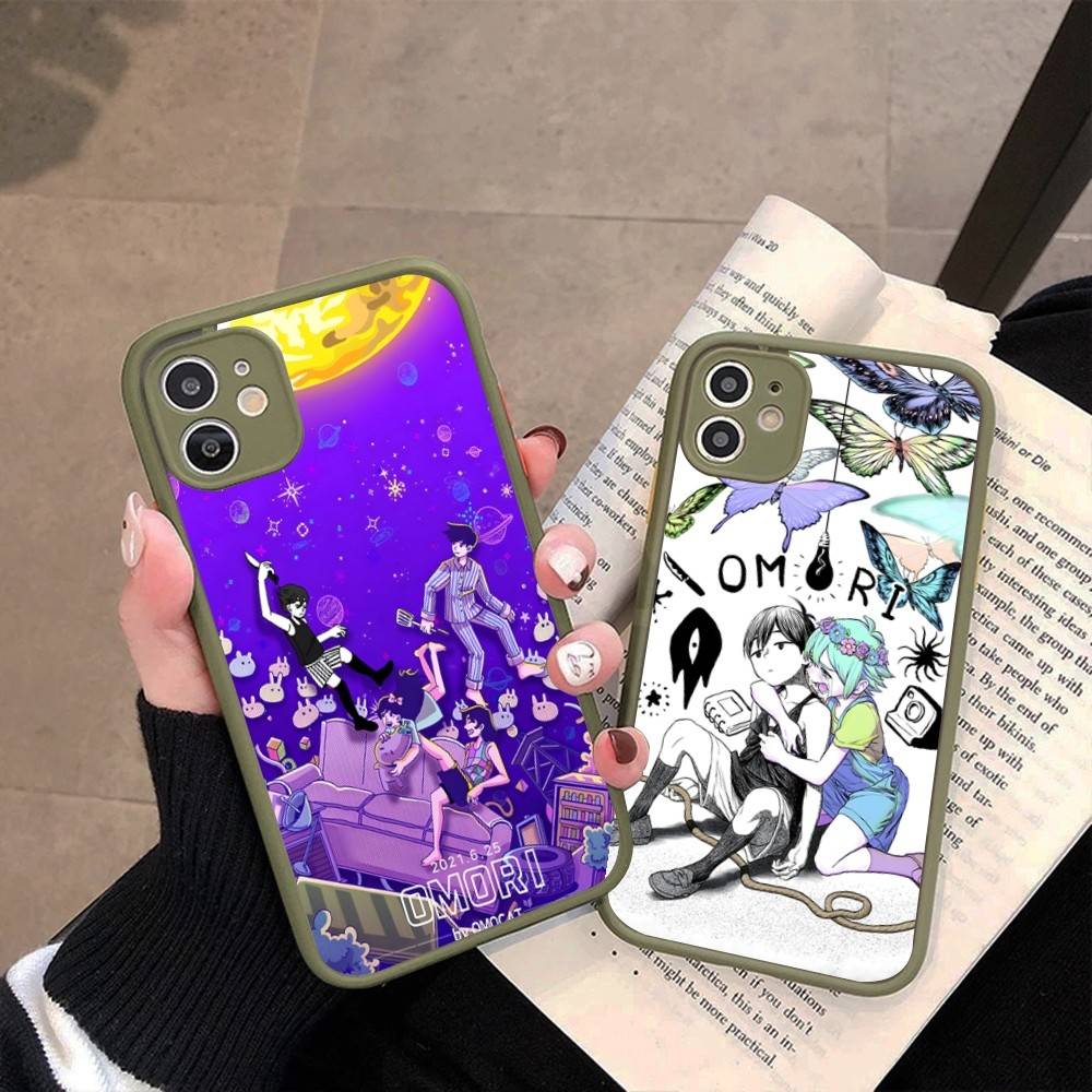 Game Omori Silicone Case For IPhone 16 15 14 13 12 11 Pro Max Plus X XS MAX Shockproof Matte Cover