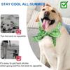 Pet Cooling Scarf Ice Collar for Cats Dogs Summer Heat Relief Outdoor Travel Accessory with Breathable Cartoon Design