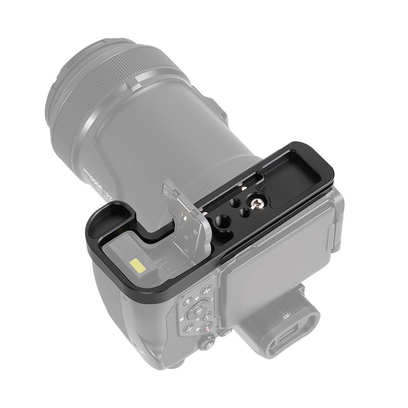 FOTGA For Nikon P1100 Quick Release L Plate Bracket Holder Hand Grip For Nikon P1000 Digital Camera For Arca Swiss Tripod Head