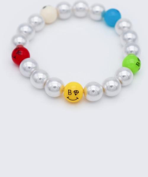 Bonbeau Bold Pearl Kitsch Smile Ball Bracelet