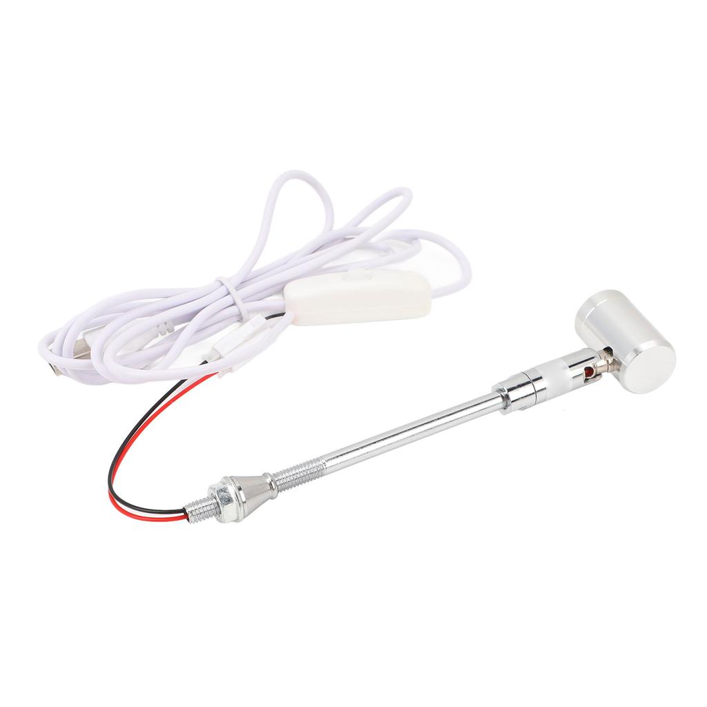 LED Stående Smykkespotlight 180 grader Roterbar 100LM 25 grader Strålevinkel USB 1W Utstillingsskapspotlight