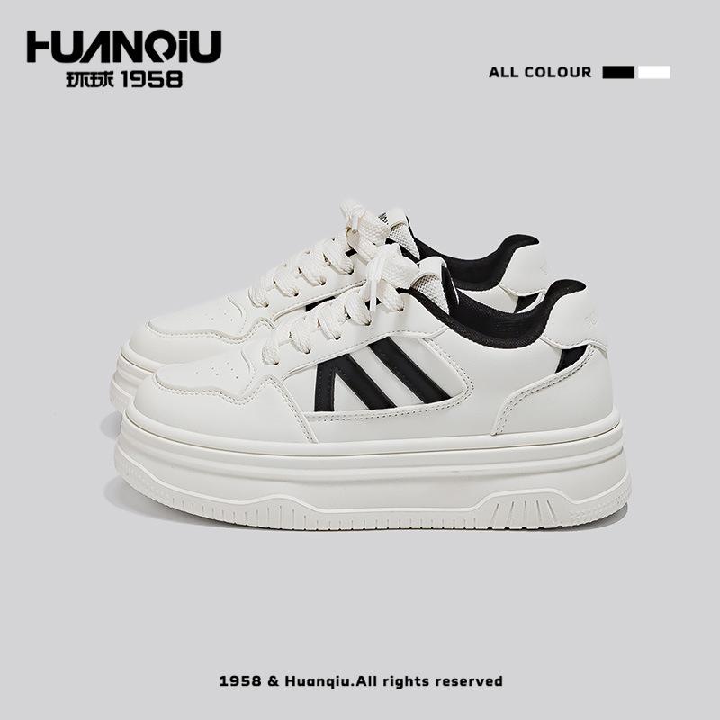 Global hot-selling 22 autumn new casual skirt thick-soled heightening board shoes 35