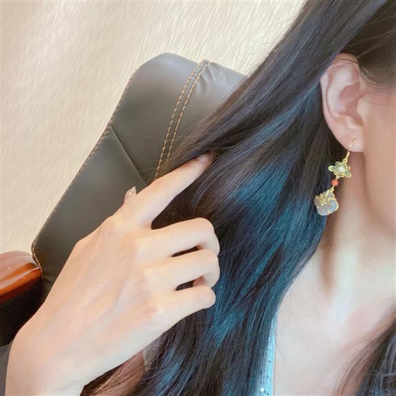 Lady Charm Kolczyki Akcesoria do uszu Zaczep na ucho Retro Party Ear Stud