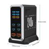 240W Charging Adapter 6 In 1 140W USB Type C Digital Display Fast Charging Station for Mobile Phone Laptop Electronics