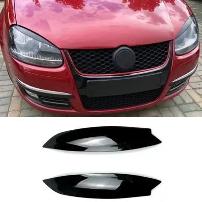 Auto světlomety Obočí Oční víčka Kryt Samolepka z uhlíkových vláken Dekorativní doplňky pro VW GOLF 5 MK5 GTI R 2005 2006 2007