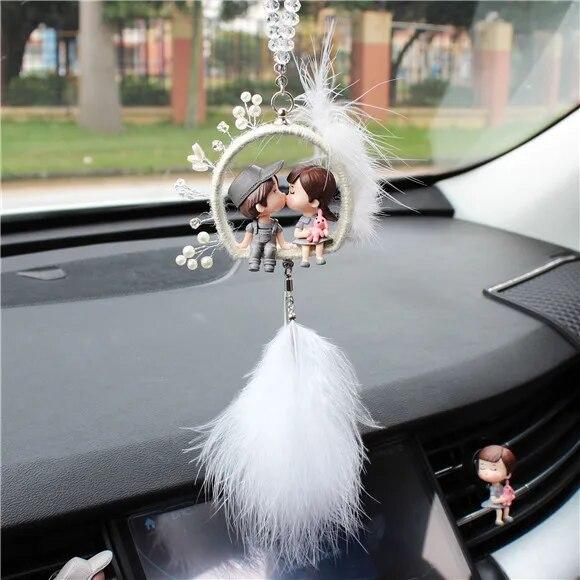 Автомобильный кулон с мультяшным кристаллом и бриллиантами — фото 19