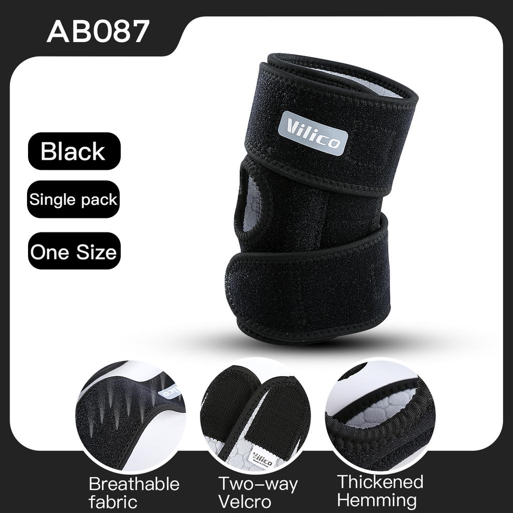 1 Piece Adjustable Neoprene Elbow Support Brace - Comfortable Sports Fitness Protector for Men and Women