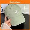 Baseball Cap Trendy With Cartoon Dog And Letter Embroidery Design Outdoor For