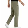 Men's Cotton-Linen Summer Straight-Leg -Color Casual Trousers