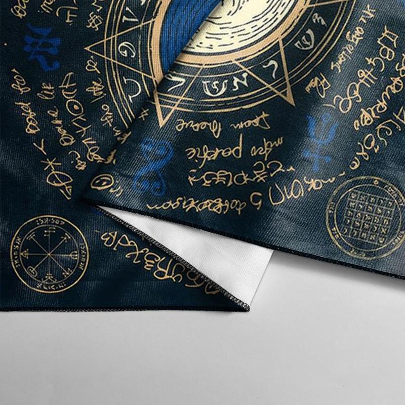 Square Flannelette Tarot Altar Cloth Board Game Pad Astrological Oracles Pad Table Cover Card Mat Divinations Tablecloth
