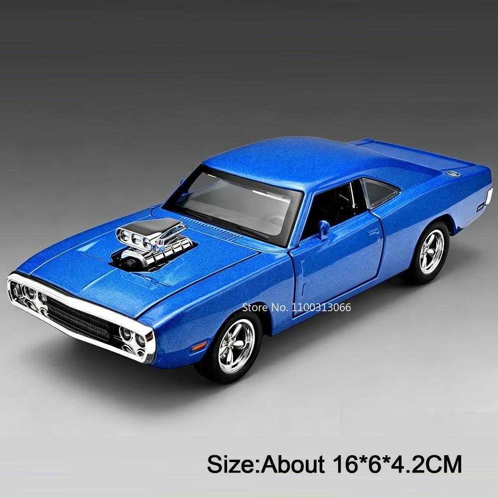1:32 Charger Model Toy Cars Metal Diecast Rubber Tires Exquisite Interior Pull Back Doors Opened Office Sports Car Decorations
