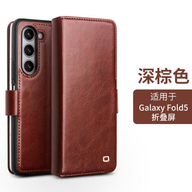 Leather Business Phone Case Galaxy Z