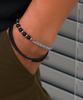 Blancier Black Onyx Dualis Bm255B1168 Men'S Natural Stone Bracelet