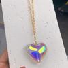 Heart Neck Jewelry Pendant Choker Necklace Alloy Material Jewelry Gift for Girls