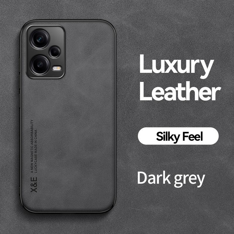 Luxury Leather Magnetic Case For Xiaomi Redmi Note 12 Pro 5G Soft Silicone Funda For Redmi Note 12 Pro + Plus Note12 Back Cover
