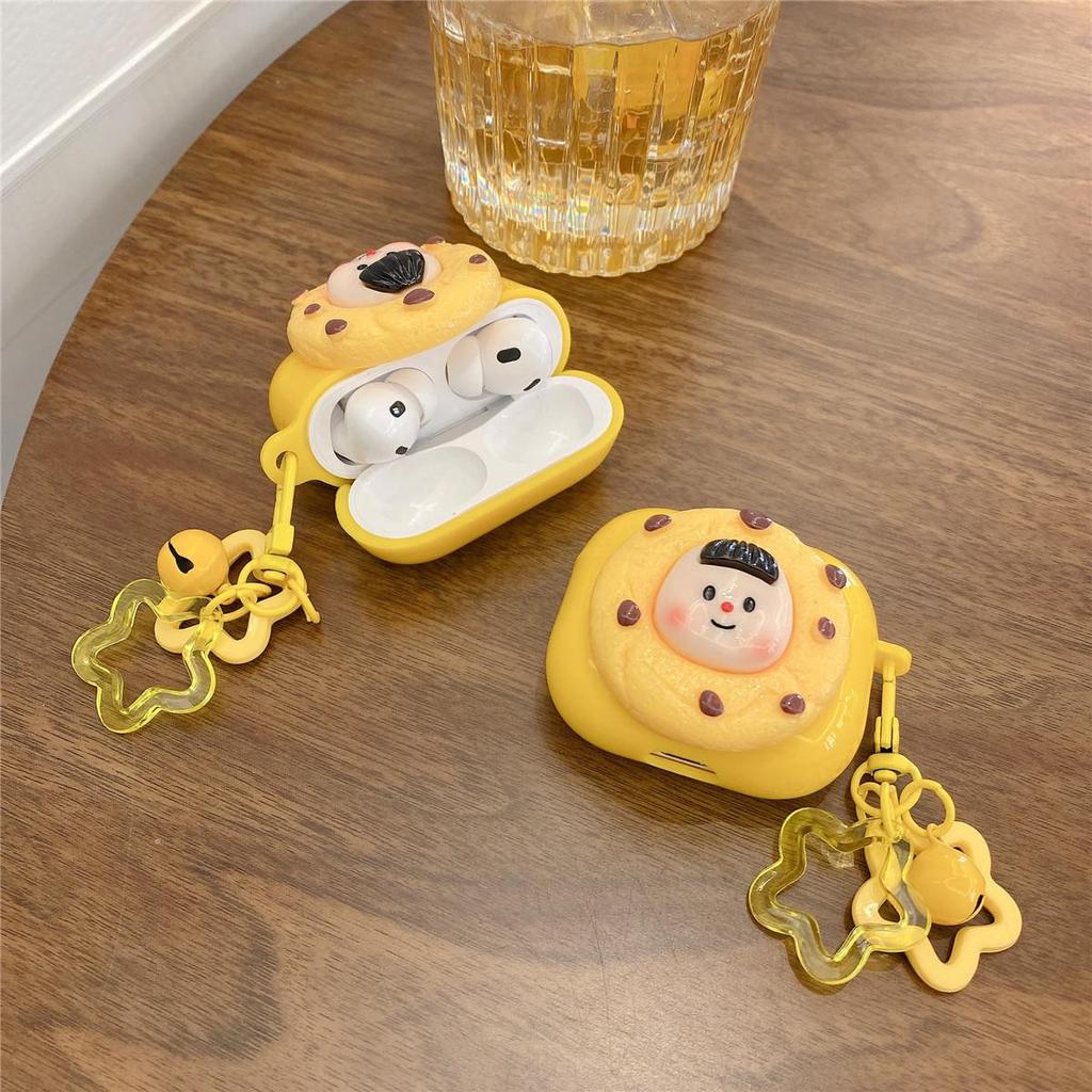 Cartoon Biscuit AirPods Pro 2nd Gen Protective Case for Kids