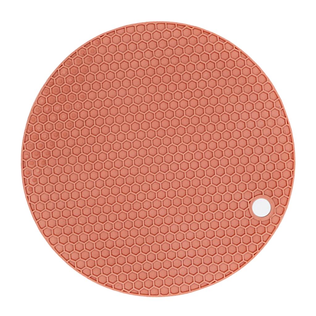 Trivet Rubber Anti Slip Diameter 18cm Thickness 0.5cm Highly Efficient Heat Insulation Kitchen Pan