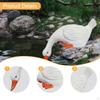 Drinking Duck Garden Statue Animal Sculpture Collections Funny Resin Figurine Yard Art for Pool