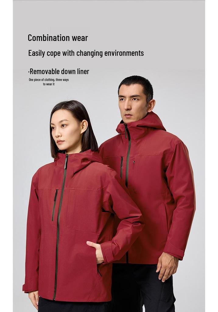 Customized Windproof/Waterproof Jacket with Logo Printing for Men & Women - Ideal for Corporate Group Purchases